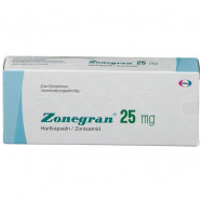 Купить Зонегран (Зонисамид) 25 мг Франция капсулы №14 в Пензе